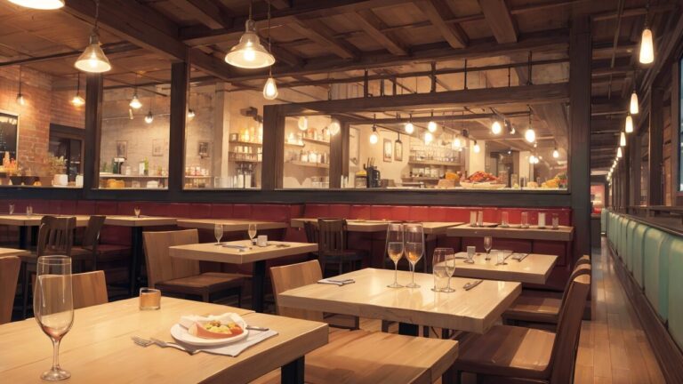 飲食店/レストラン/イラスト素材