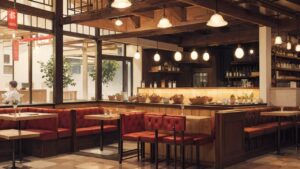 飲食店/レストラン/イラスト素材