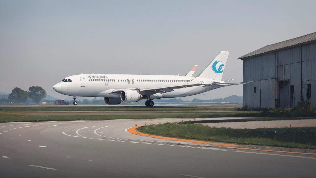 航空機・滑走路・空港のイラスト素材