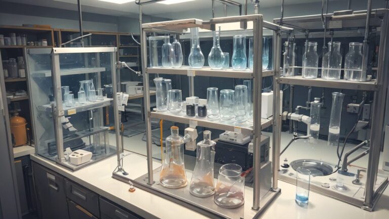 実験室・ガラス器・化学実験のイラスト素材｜商用利用可