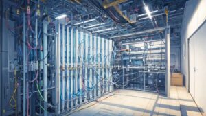 データセンター・配線設備・電気系インフラのイラスト素材｜商用利用可