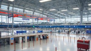 空港・駅・コンパクトのイラスト素材｜商用利用可