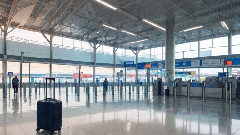 駅広場・空港・旅行のイラスト素材｜商用利用可