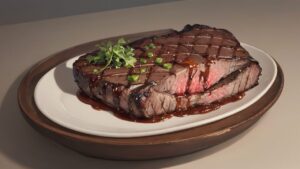 ステーキ・ジューシー・焼き肉のイラスト素材｜商用利用可