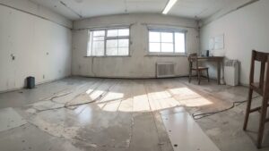 空室・古びた部屋・未使用空間のイラスト素材｜商用利用可