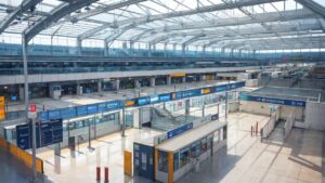 空港・駅・駅舎のイラスト素材｜商用利用可