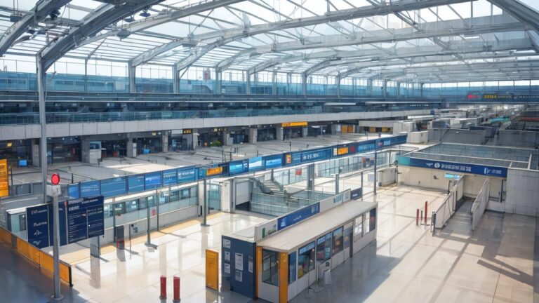 空港・駅・駅舎のイラスト素材｜商用利用可