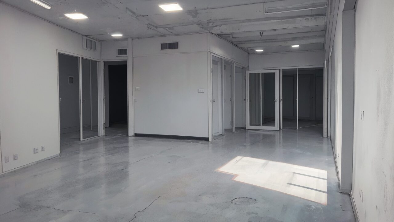 空室・オフィス・フロアのイラスト素材