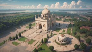 ターミン・インド・歴史建造物のイラスト素材｜商用利用可