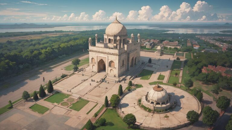 ターミン・インド・歴史建造物のイラスト素材｜商用利用可