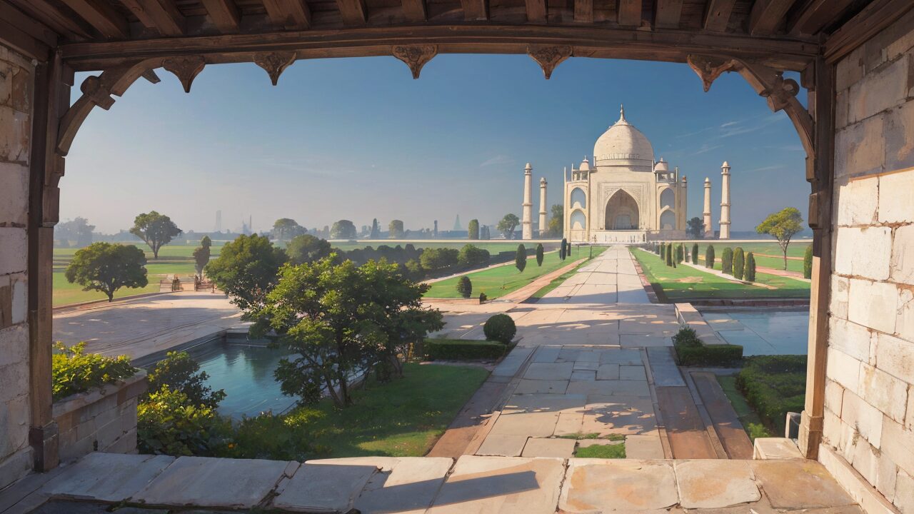 ターギン・インド・モスクのイラスト素材