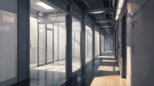 空室・長廊・工業風のイラスト素材｜商用利用可