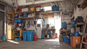 ワークショップ・倉庫・工事現場のイラスト素材｜商用利用可