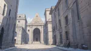 歴史的建造物・石造り・古代遺跡のイラスト素材｜商用利用可