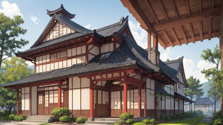 日本建築・伝統様式・和風のイラスト素材｜商用利用可