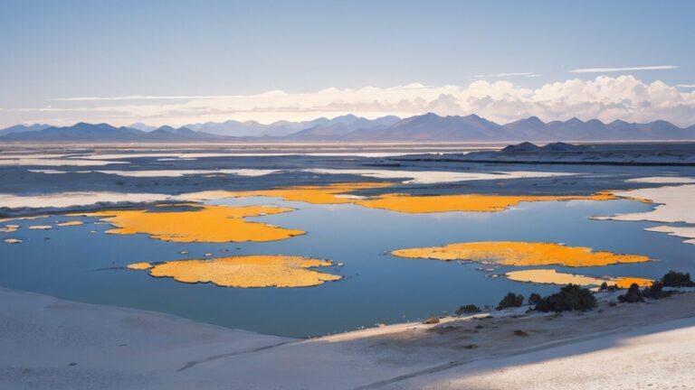 風景・湖・山脈のイラスト素材｜商用利用可
