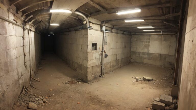 地下道・コンクリート・未完成のイラスト素材｜商用利用可