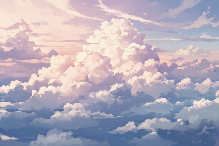 空・雲・青空のイラスト素材｜商用利用可