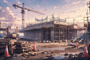 建設現場・建設業・建設機械のイラスト素材｜商用利用可