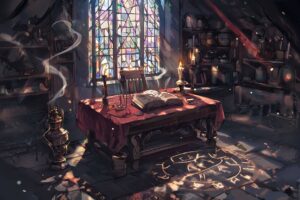 部屋・窓・テーブルのイラスト素材｜商用利用可