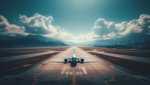 空港・航空機・滑走路のイラスト素材｜商用利用可