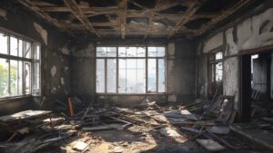 廃墟・荒廃・断片のイラスト素材｜商用利用可