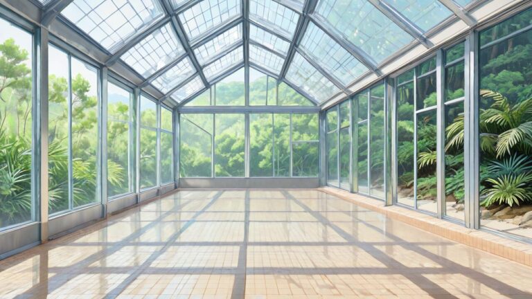 温室・窓・床のイラスト素材｜商用利用可