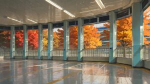 駅・窓・床のイラスト素材｜商用利用可