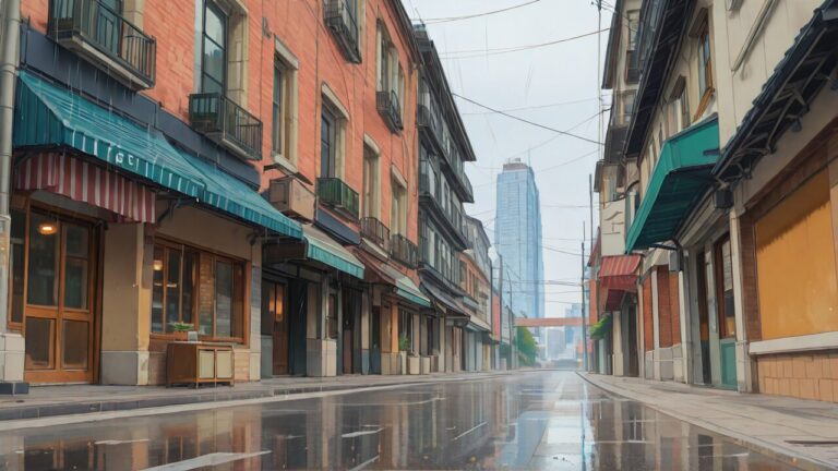 街・ビル・店舗のイラスト素材｜商用利用可