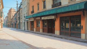 街・店舗・建物のイラスト素材｜商用利用可