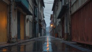 小道・建物・屋外のイラスト素材｜商用利用可