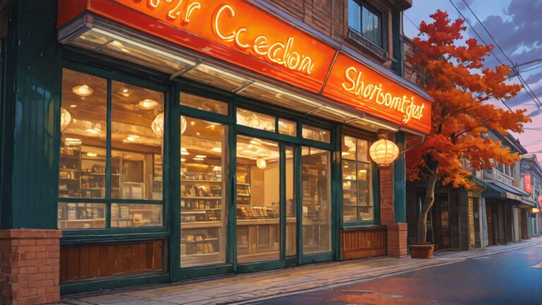 店舗・店先・道路のイラスト素材｜商用利用可