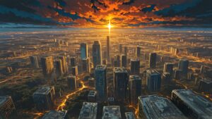 都市・空・建物のイラスト素材｜商用利用可