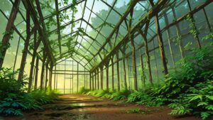 温室・植物・床のイラスト素材｜商用利用可