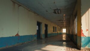 廊下・壁・天井のイラスト素材｜商用利用可