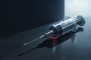 注射器・注射針・金属のイラスト素材｜商用利用可