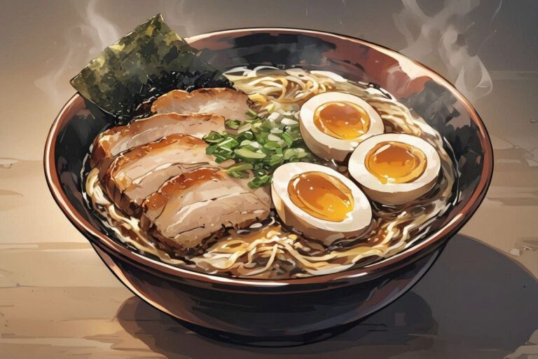 ラーメン・温かい・食欲刺激のイラスト素材｜商用利用可