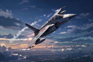 スソーマン・高速飛行・軍用機のイラスト素材｜商用利用可