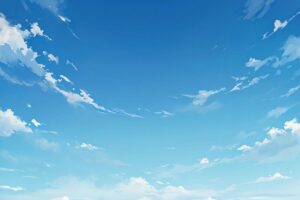 空・雲・青天のイラスト素材｜商用利用可