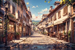 町並み・店・街のイラスト素材｜商用利用可