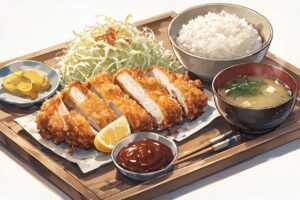 日料・かつ・食事のイラスト素材｜商用利用可