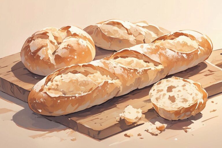 baguette・fresh bread・bakeryのイラスト素材｜商用利用可