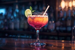 バー・ドリンク・夜のイラスト素材｜商用利用可