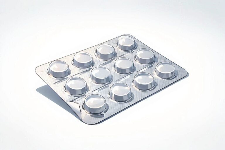 錠剤・パッケージ・アルミ箔のイラスト素材｜商用利用可