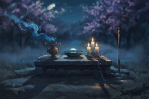 燭台・石台・空のイラスト素材｜商用利用可