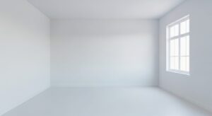 空室・白壁・窓のイラスト素材｜商用利用可