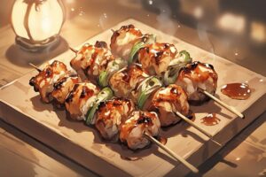 焼鳥・串焼き・和風のイラスト素材｜商用利用可