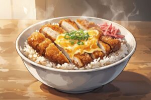 カツ丼・和食・チキンカツのイラスト素材｜商用利用可