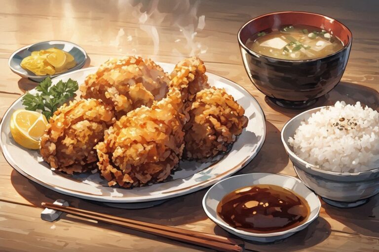 和食・からあげ・食事のイラスト素材｜商用利用可