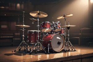 ドラムセット・ドラム・室内のイラスト素材｜商用利用可